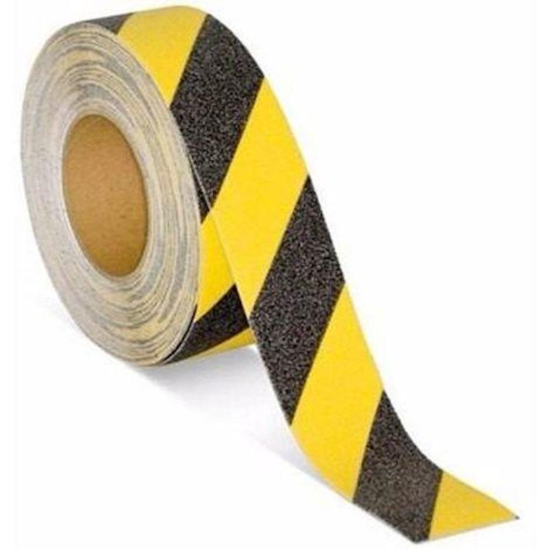 Nastro Antiscivolo Per Esterno Ed Interno Giallo/Nero 25X18